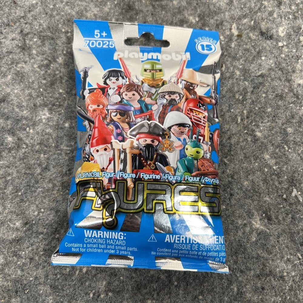 Playmobil 70025 Series 15 Figures Blind Bag Ages 5+ Blue Sealed NEW